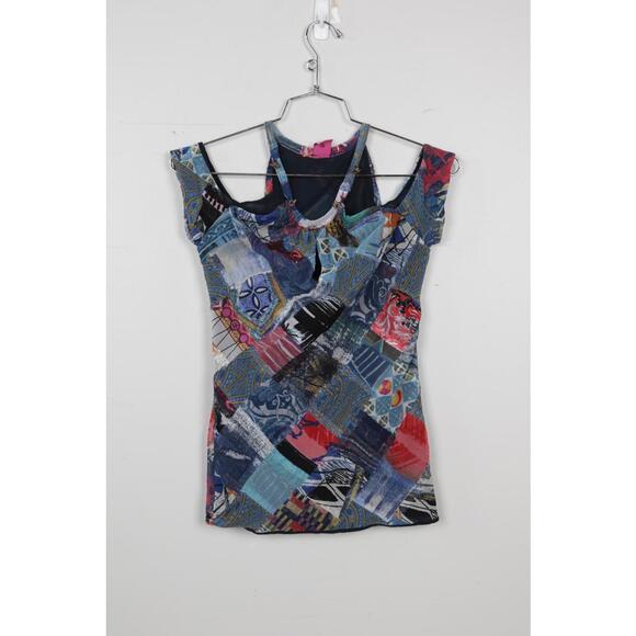Save the Queen Tops - 00's Save The Queen Abstract Tank Top